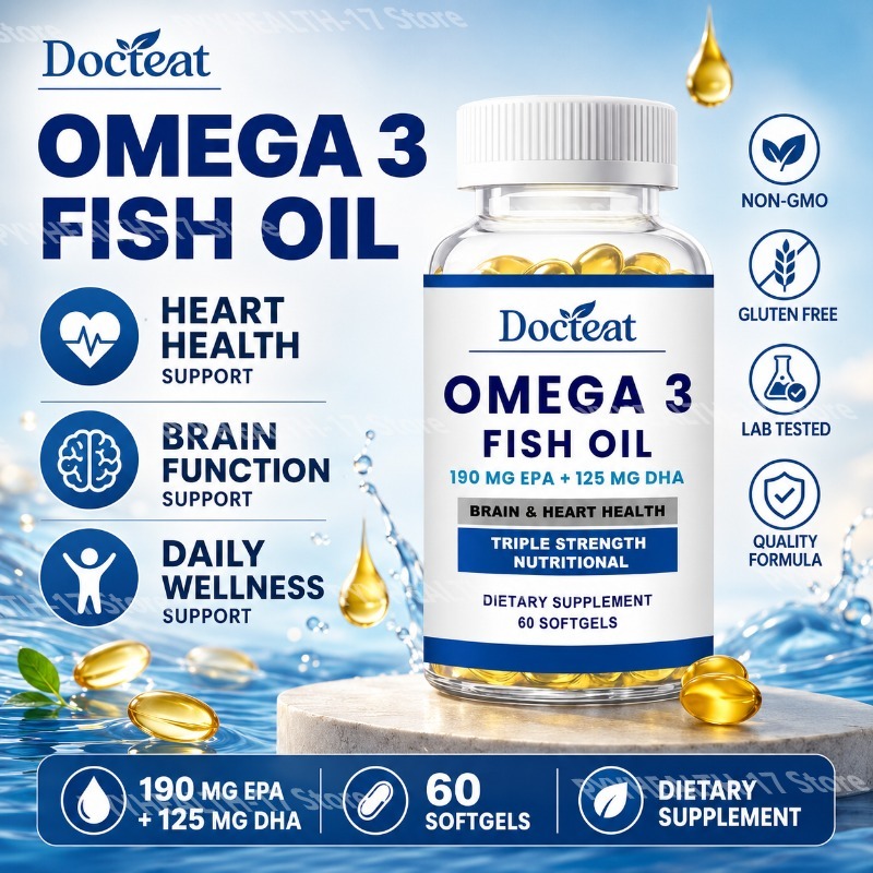 Omega 3 Fish Oil - Docteat Omega 3 Balık Yağı Yumuşak