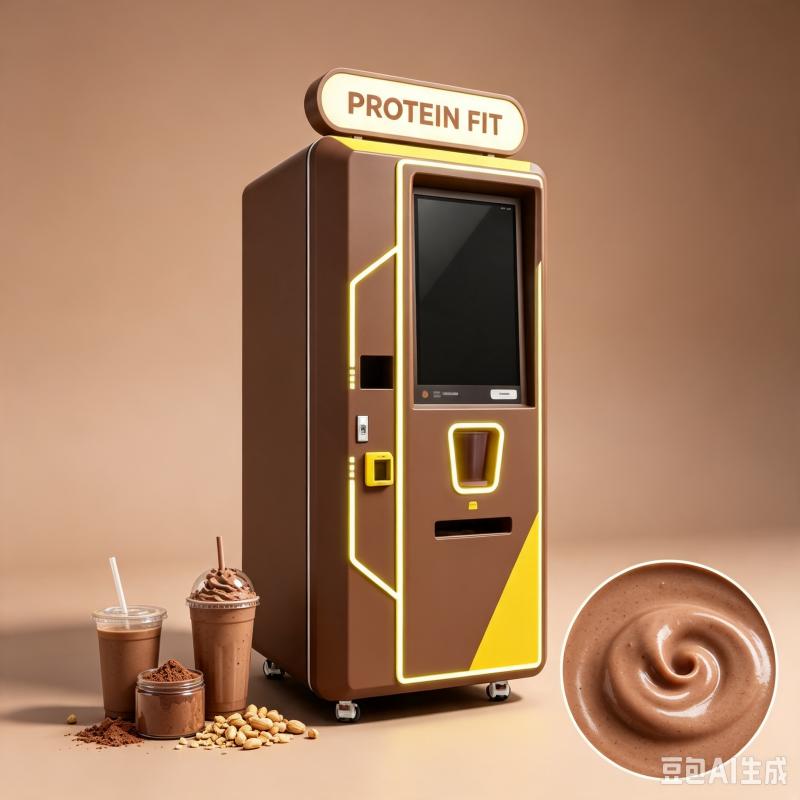 Nutrition Fitness Equipment - Özelleştirilmiş Protein Shake Otomatı Otomatik Toz
