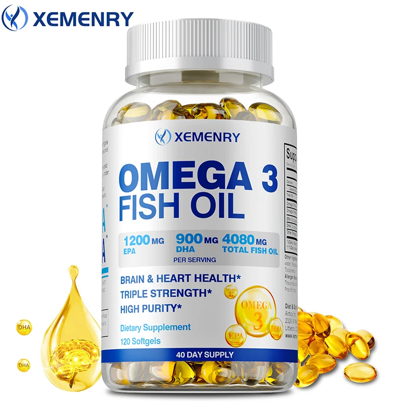 Omega 3 Fish Oil - Omega-3 Balık Yağı - Hafızayı, Konsantrasyonu