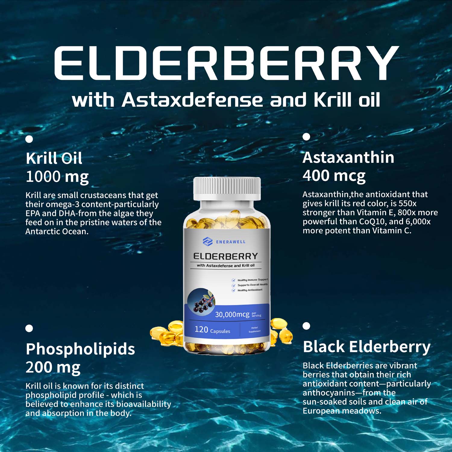 Antarktika Krill Yağı 1000mg K - Omega 3 Fish Oil incelemesi ve fiyatı