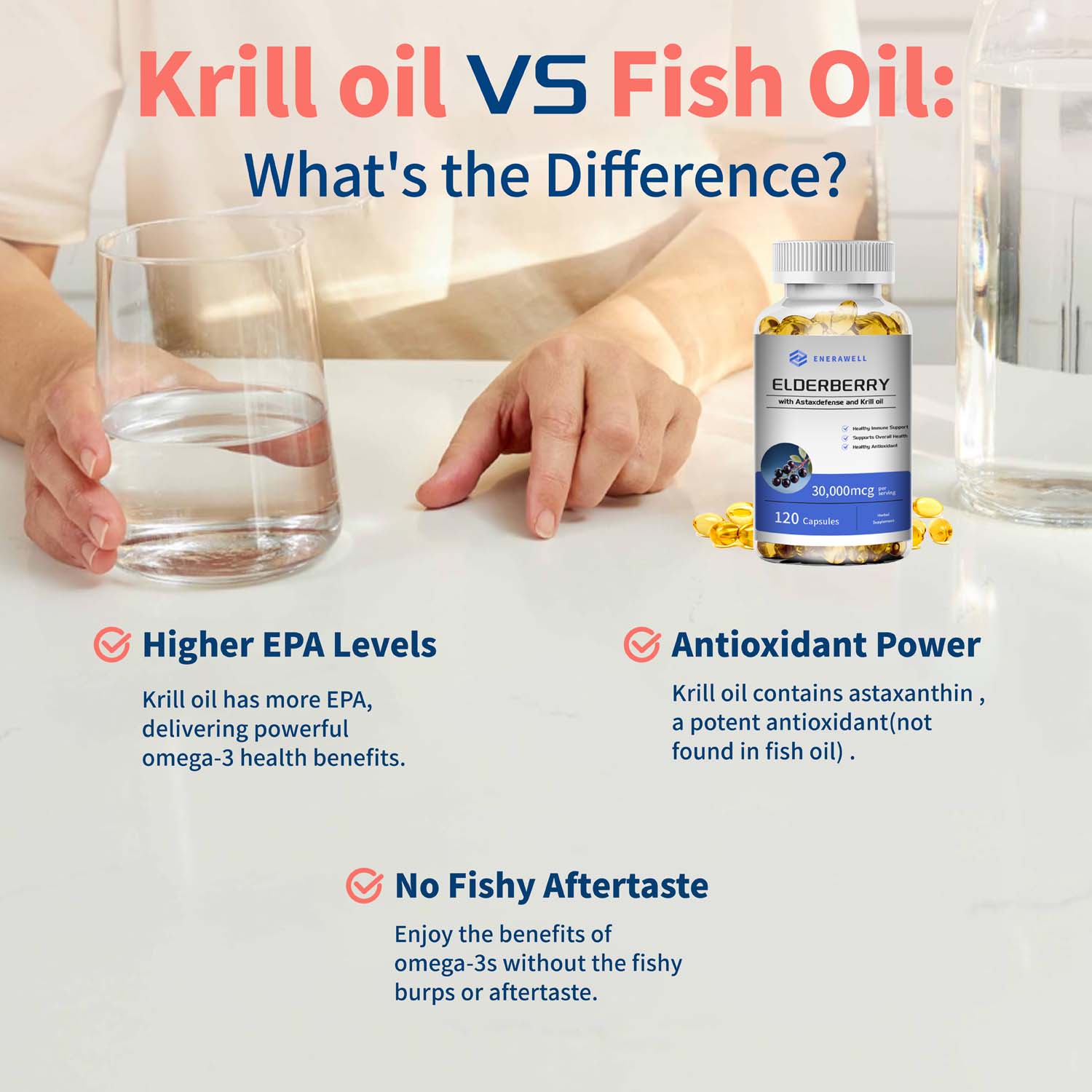 Antarktika Krill Yağı 1000mg K - Omega 3 Fish Oil incelemesi ve fiyatı