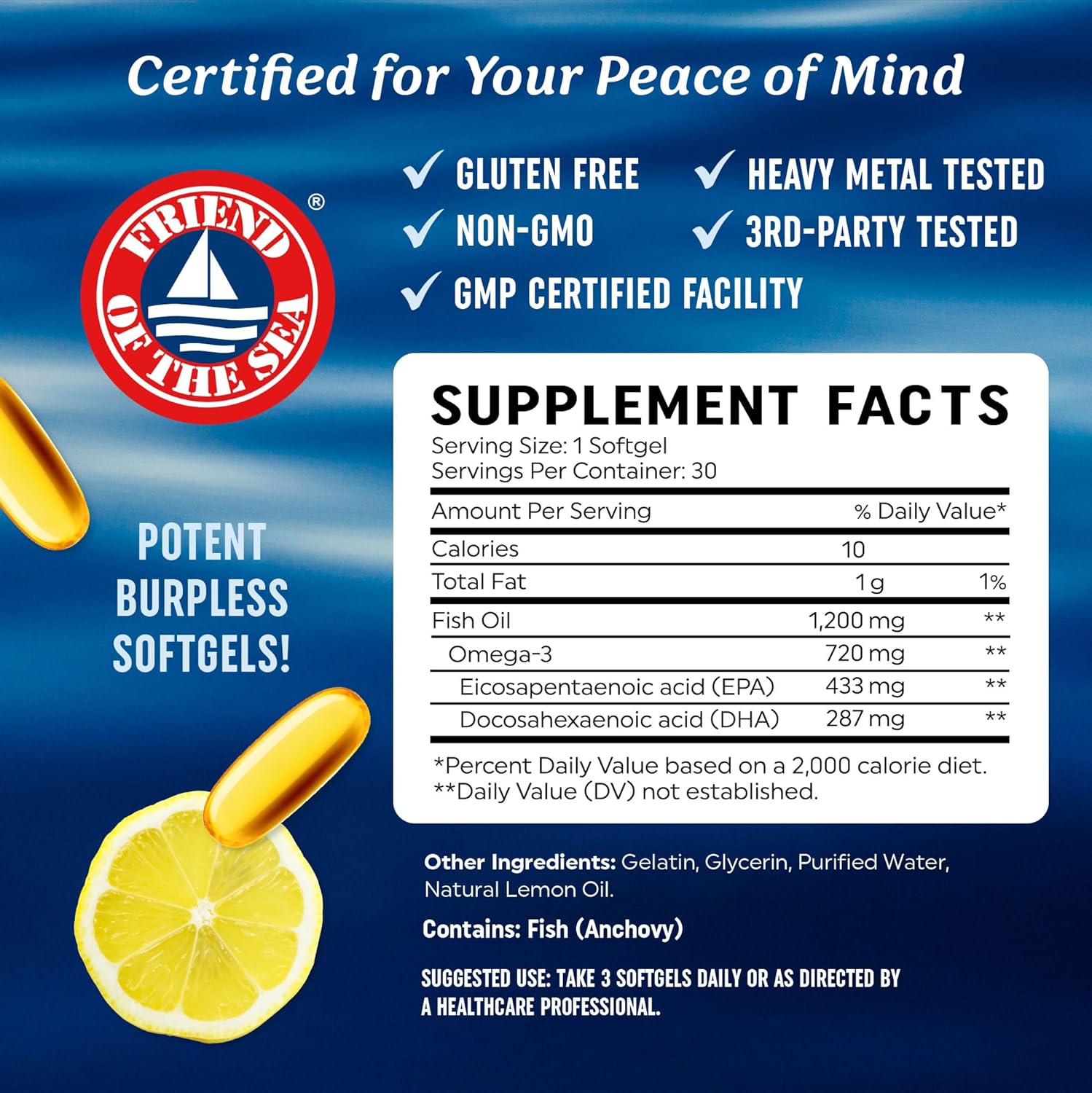 Omega 3'lü Balık Yağı - Beyin  - Omega 3 Fish Oil incelemesi ve fiyatı
